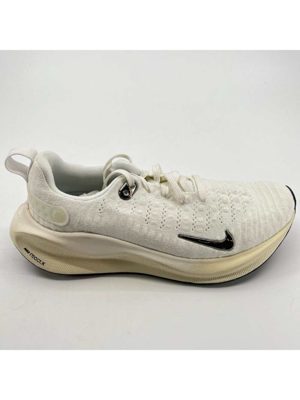 Nike ReactX Infinity Run 4 Womens Size 7 White Athletic Running Shoes Sneakers